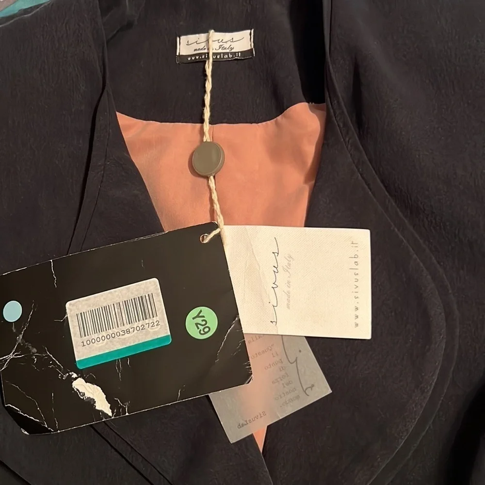 NWT SivusLab Made in Italy jacket - Ladies Size 42 IT - 10 USA